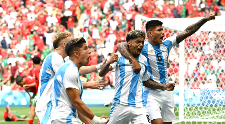 অলিম্পিক ফুটবলে ড্রয়ে শুরু আর্জেন্টিনার